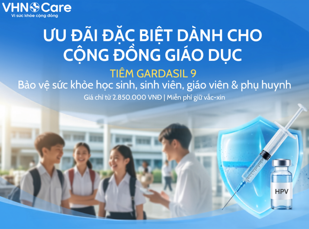 gardasil 9, hpv, tiêm chủng, học sinh, sinh viên